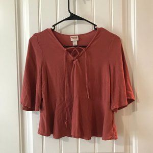 Girls Orange Target Shirt